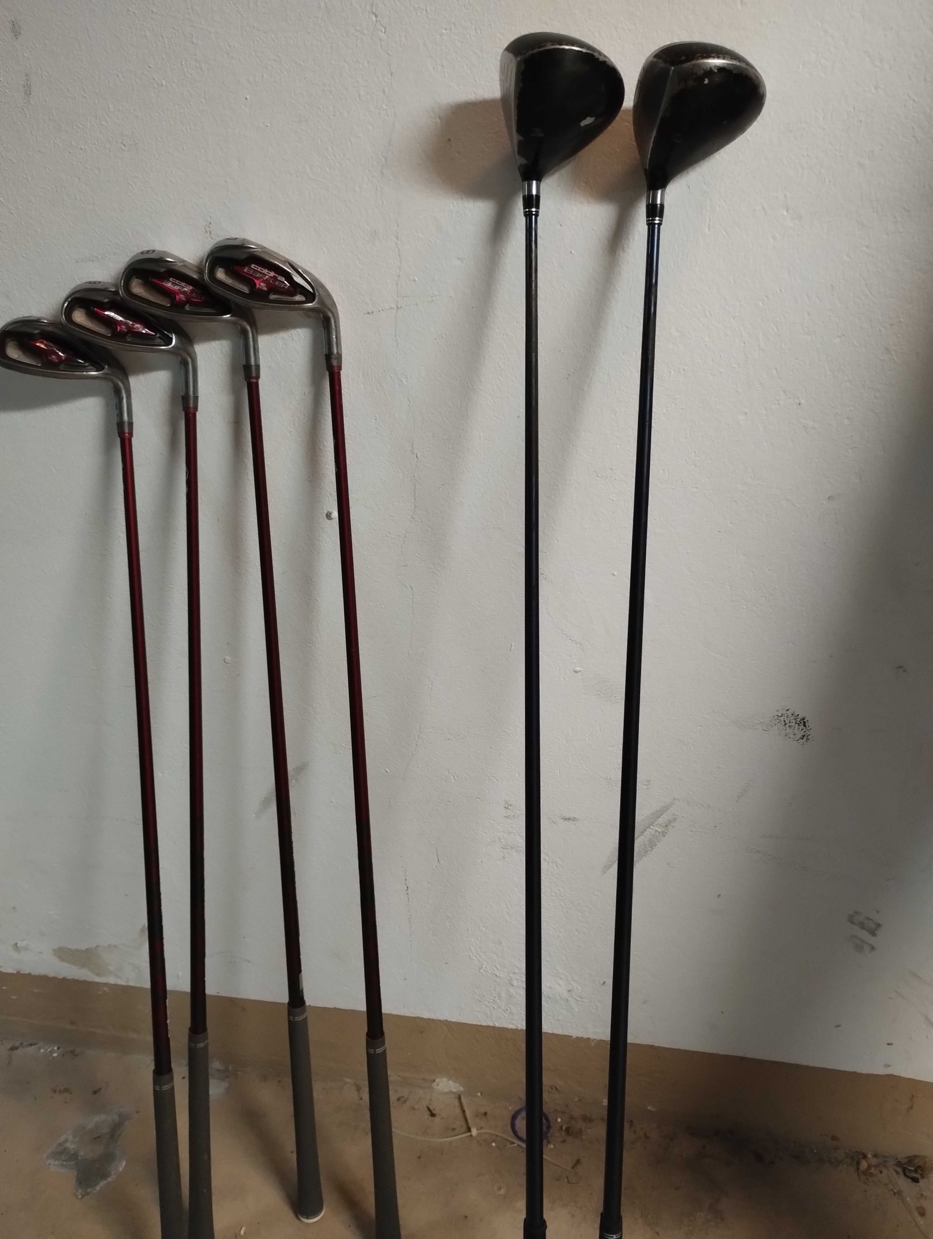 Zestaw kijów golfowych Cobra Baffler żelaza + woody