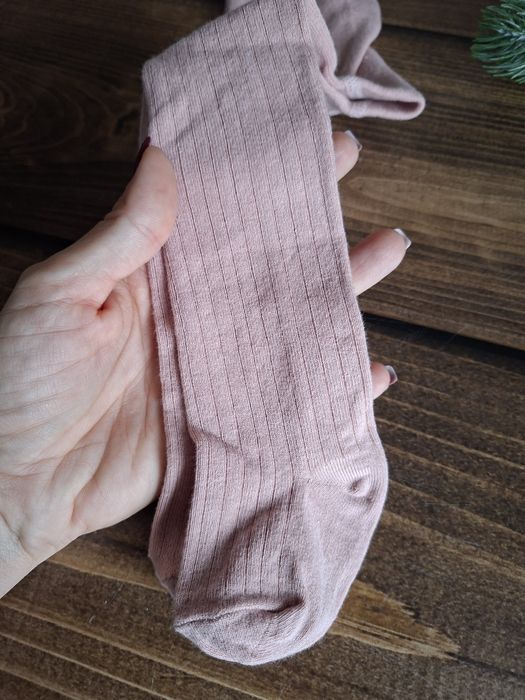 Rajstopy puder róż H&M - 62/68 - Nowe