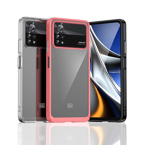 Outer Space Case etui Xiaomi Poco X4 Pro 5G pokrowiec z elastyczną ram