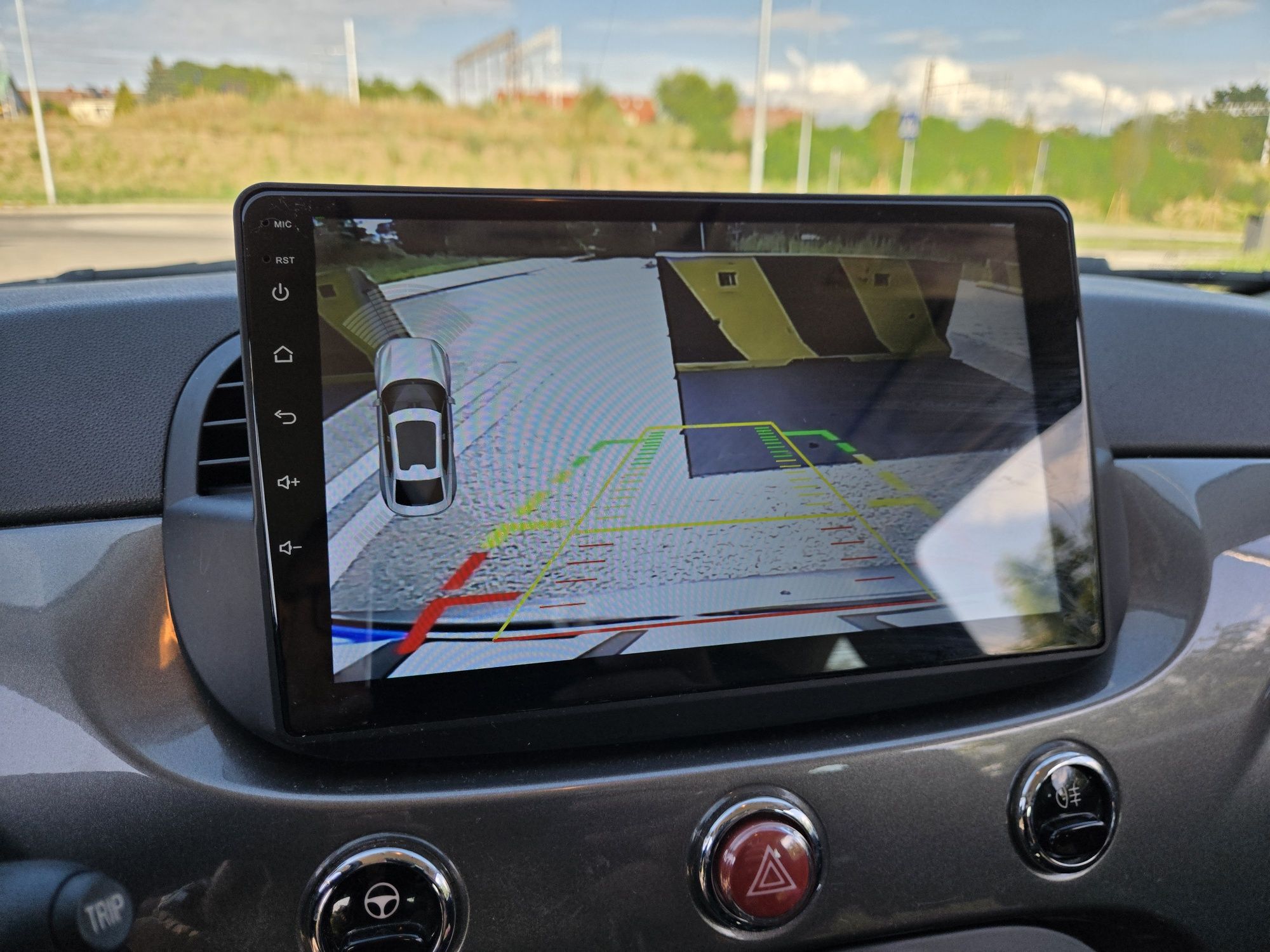 Fiat 500C 1.2 cabrio automat dualogic mały przebieg kamera czujniki