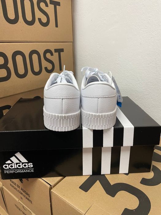 Кожанные кеды Adidas Samba white / Адидас Самба белые 37 38 39 40