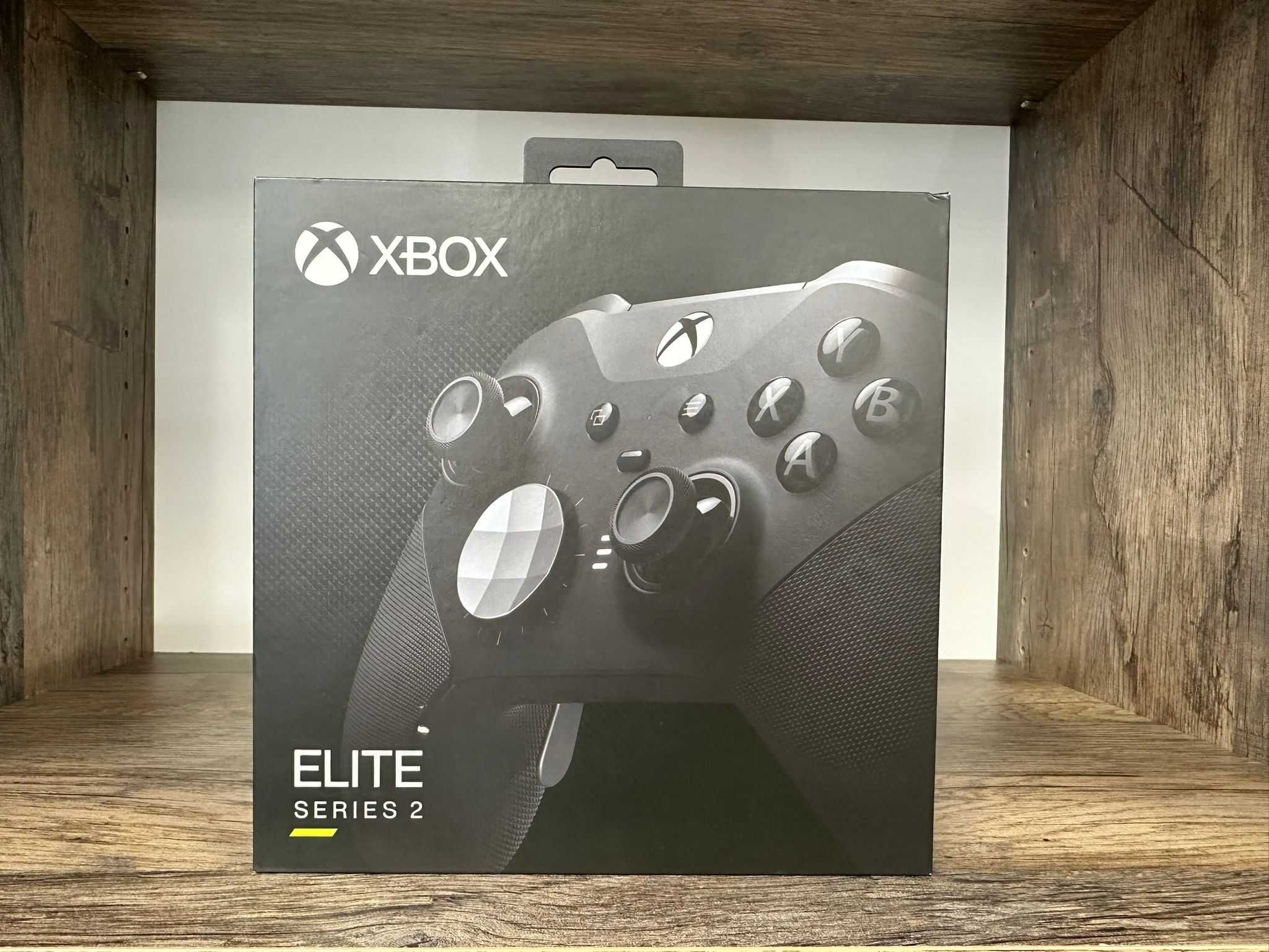 Kontroler pad bezprzewodowy Xbox Elite Series 2 czarny bdb gwarancja