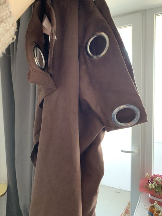 Штори з юск шоколад