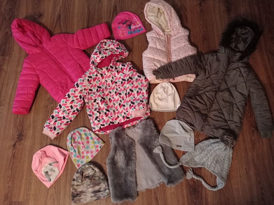 Mega Giga Paka ubranek dla dziewczynki  3 - 5/6 lat. Zestaw ubrań