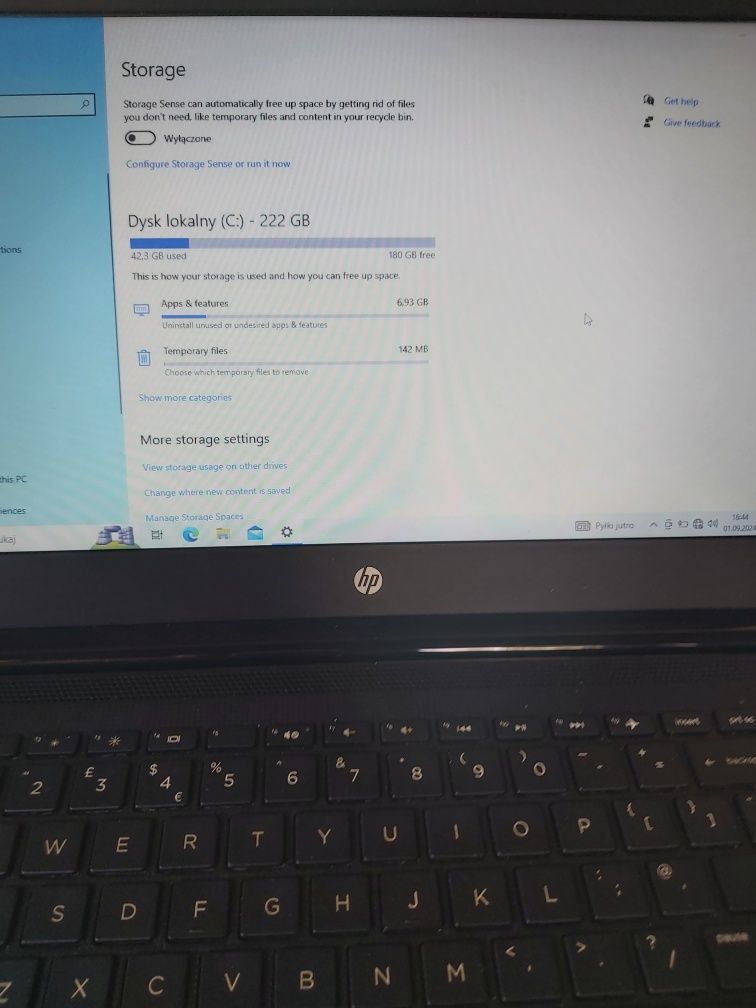 Laptop hp w dobrym stanie
