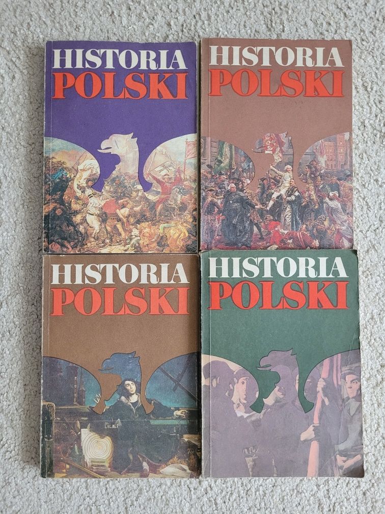 J.A. Gierowski- Historia Polski komplet 4szt