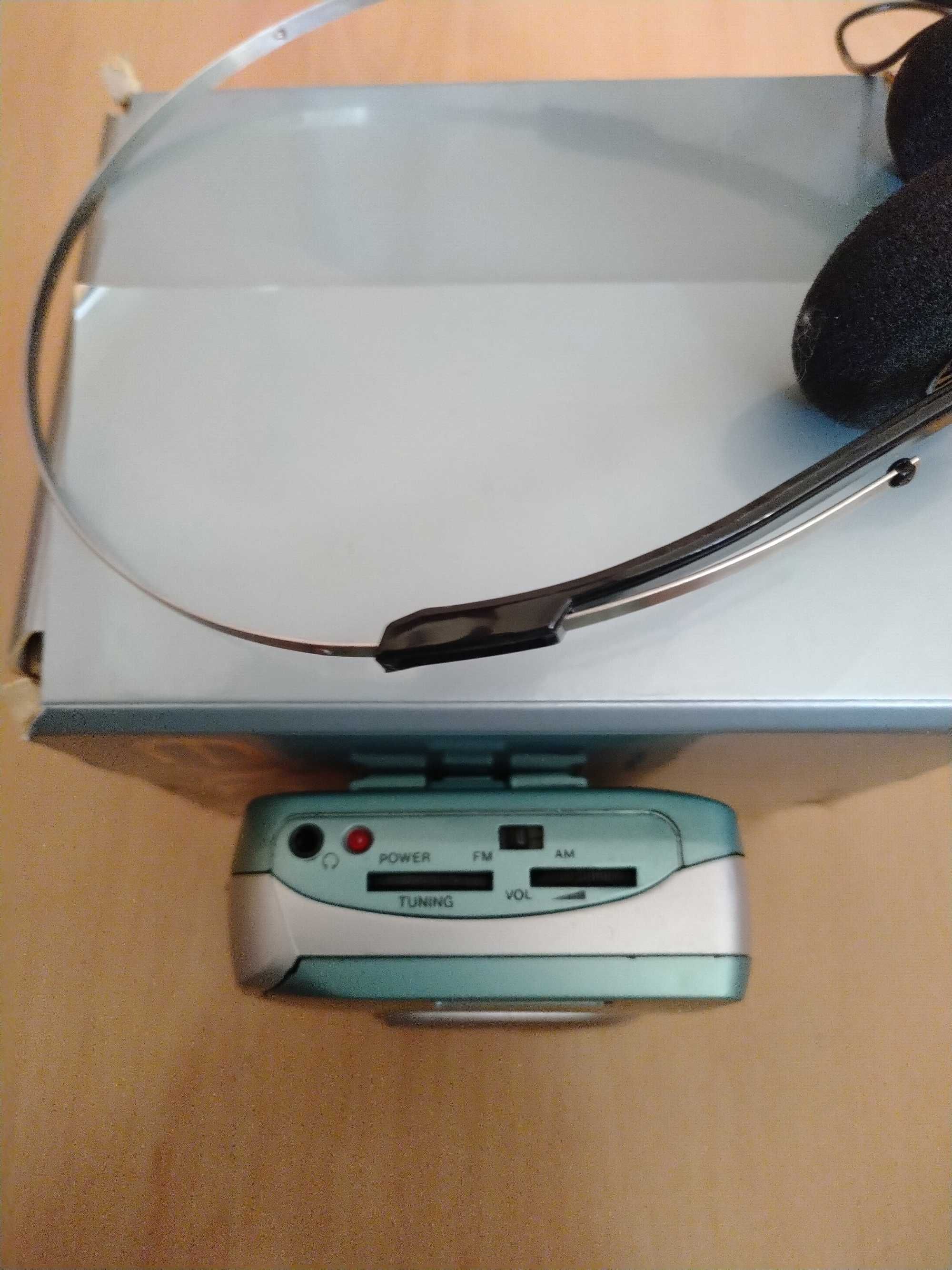 Walkmen ELTA z radiem i słuchawkami jak nówka + gratis