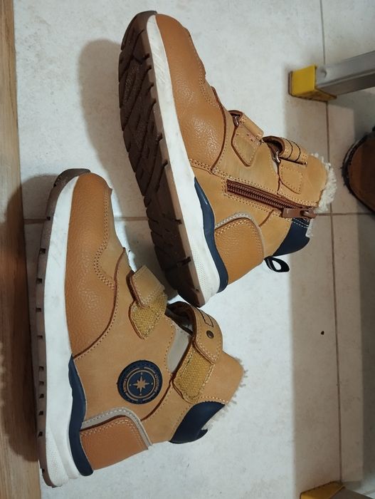 Buty kozaki zimowe ocieplane chłopięce r. 30