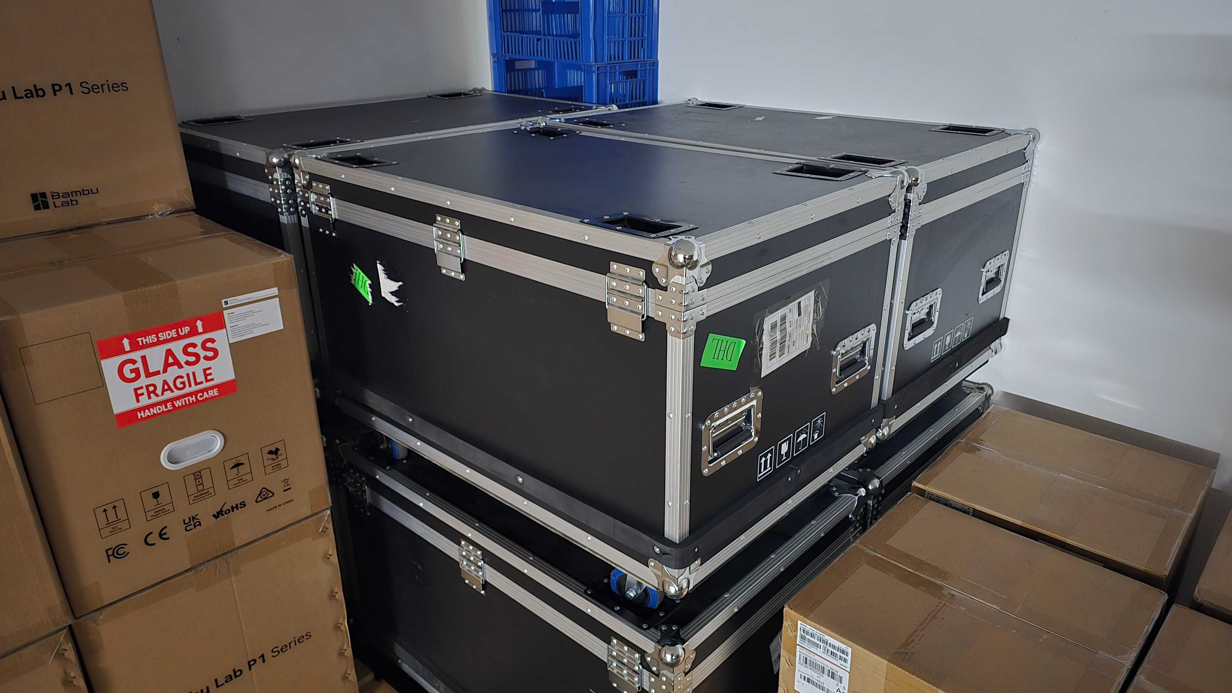 Flightcase Mala transporte Ecan DIsplay Led video wall Movinghead dmx