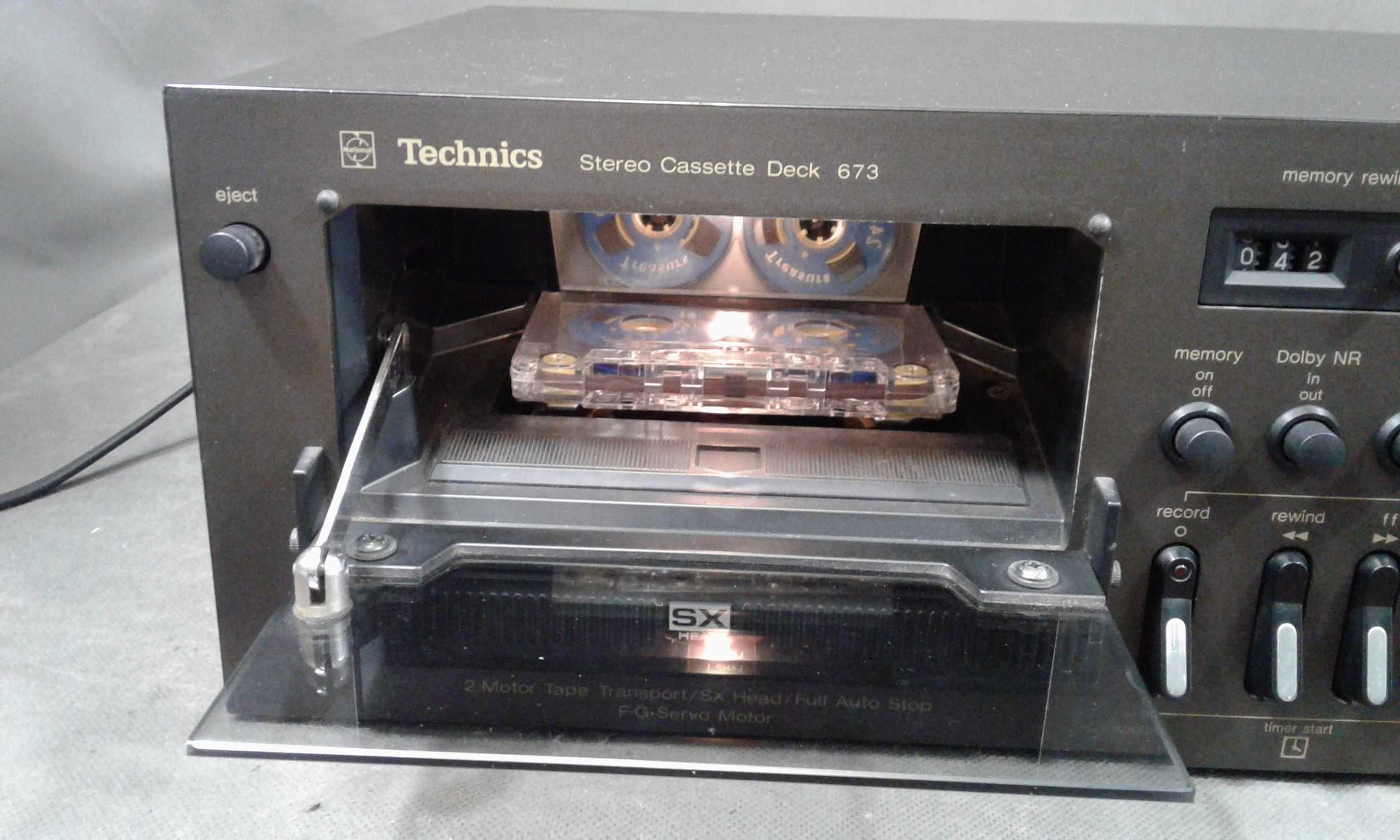 TECHNICS RS 673 ,magnetofon kasetowy vintage