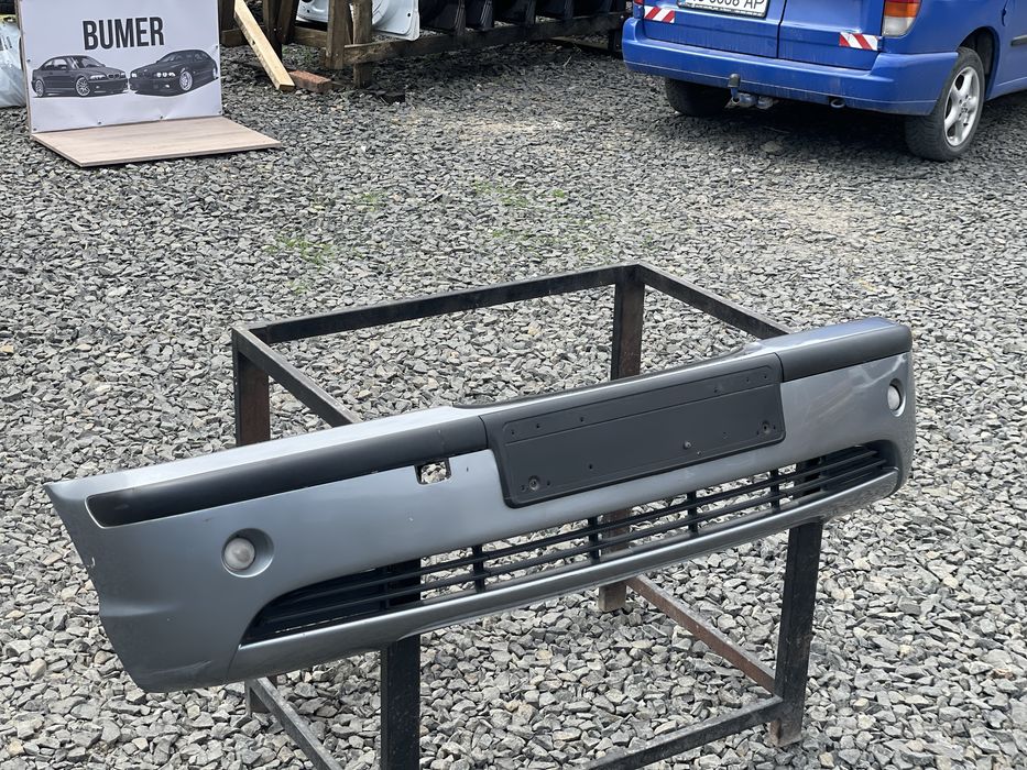 Бампер Передній БМВ Е46 Silber Grey Metallic A08 Рестайл BMW  Сільбер