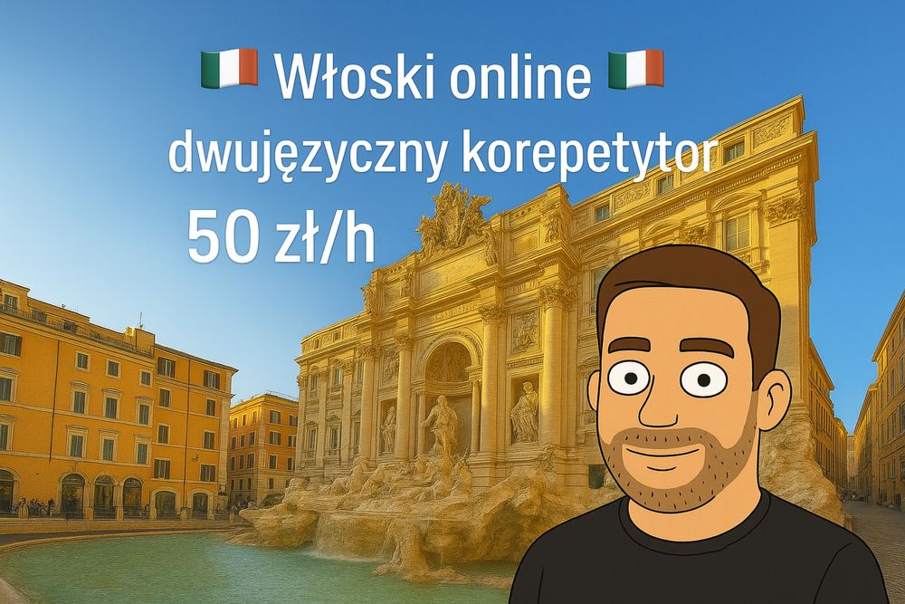 Włoski online - dwujęzyczny korepetytor