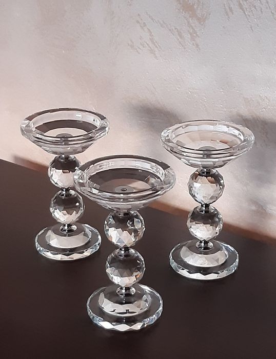 Świeczniki kryształowe Glamour Home&You