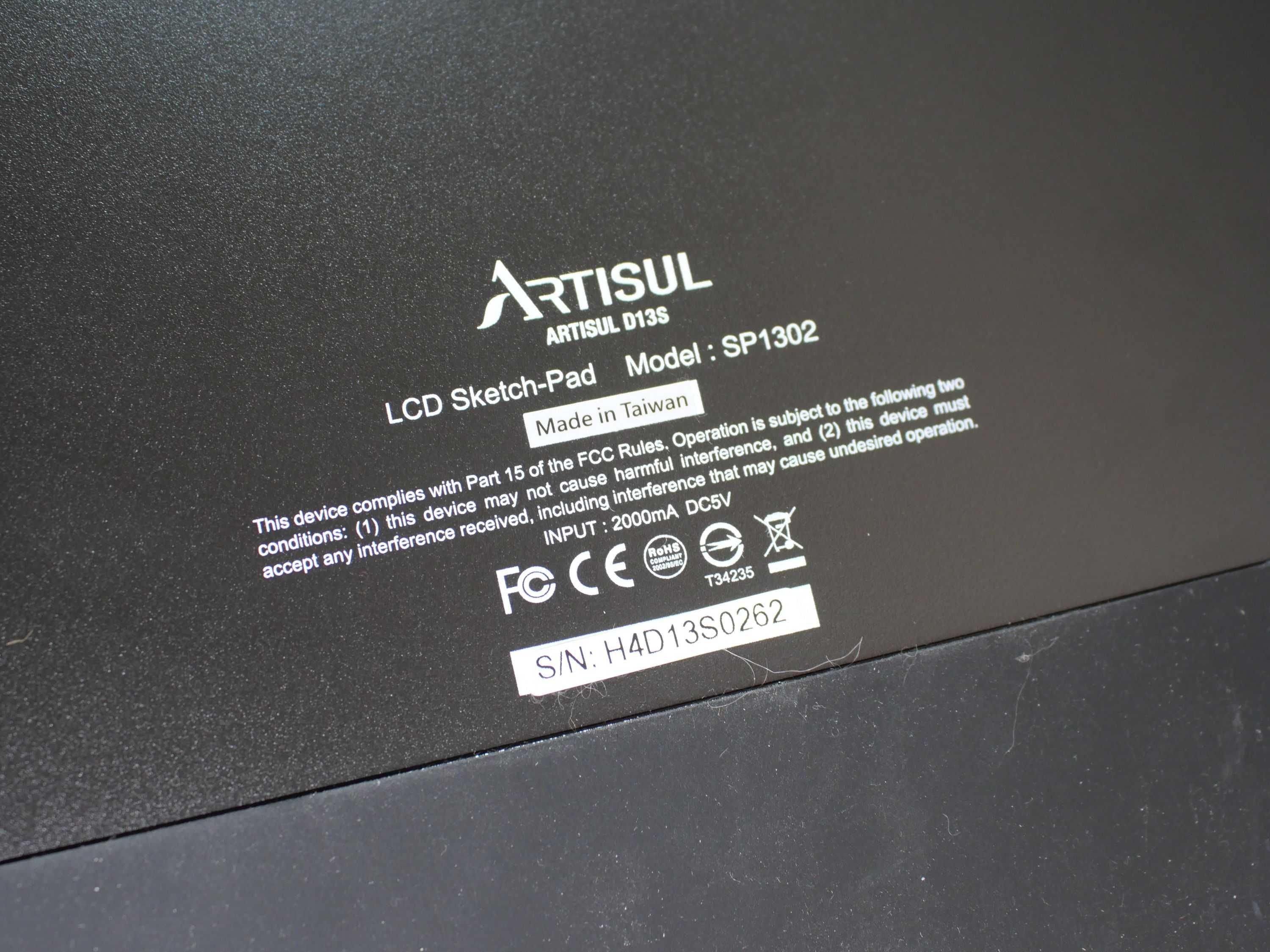 Графічний планшет-монітор Artisul D13s 13.3" Full HD IPS wacom wheel