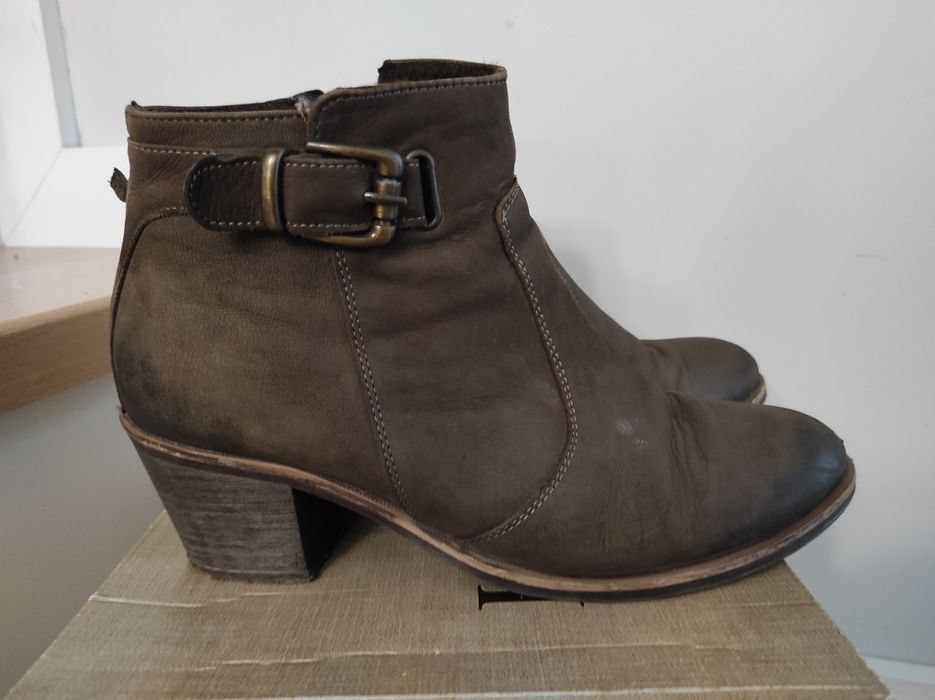 Brązowe botki Lasocki rozmiar 41 używane
