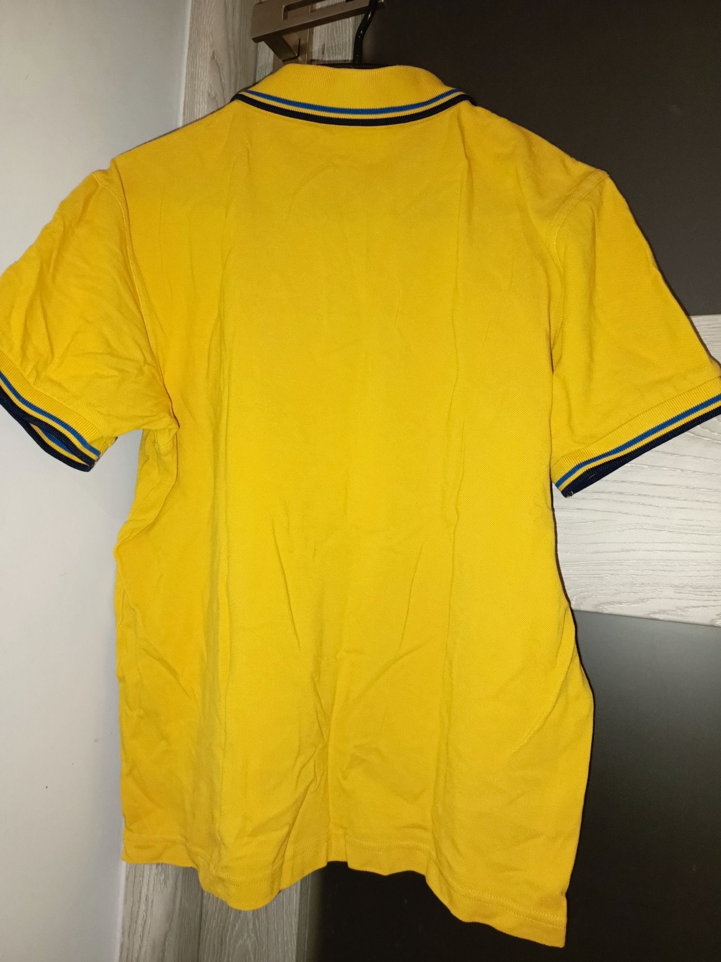 Żółta koszulka polo Fred Perry oryginalna męska