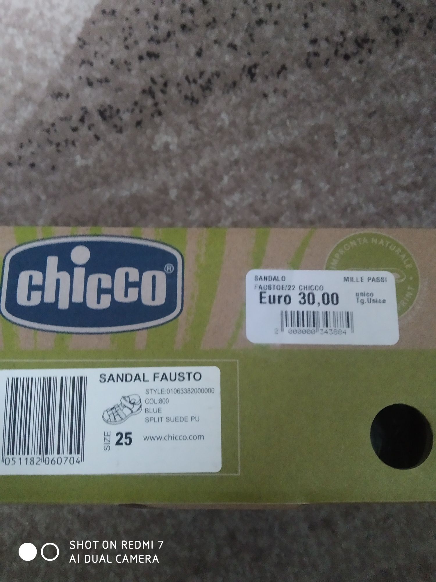 Сандалі для хлопчика Chicco 25р