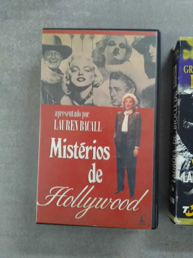 Conjunto Três Filmes Clássicos, em Cassetes VHS