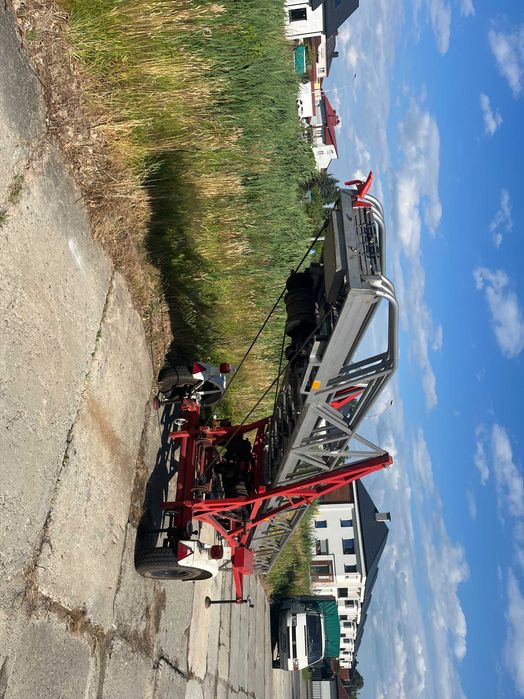 Mobilna drabina 18,2 m strażacka na przyczepie