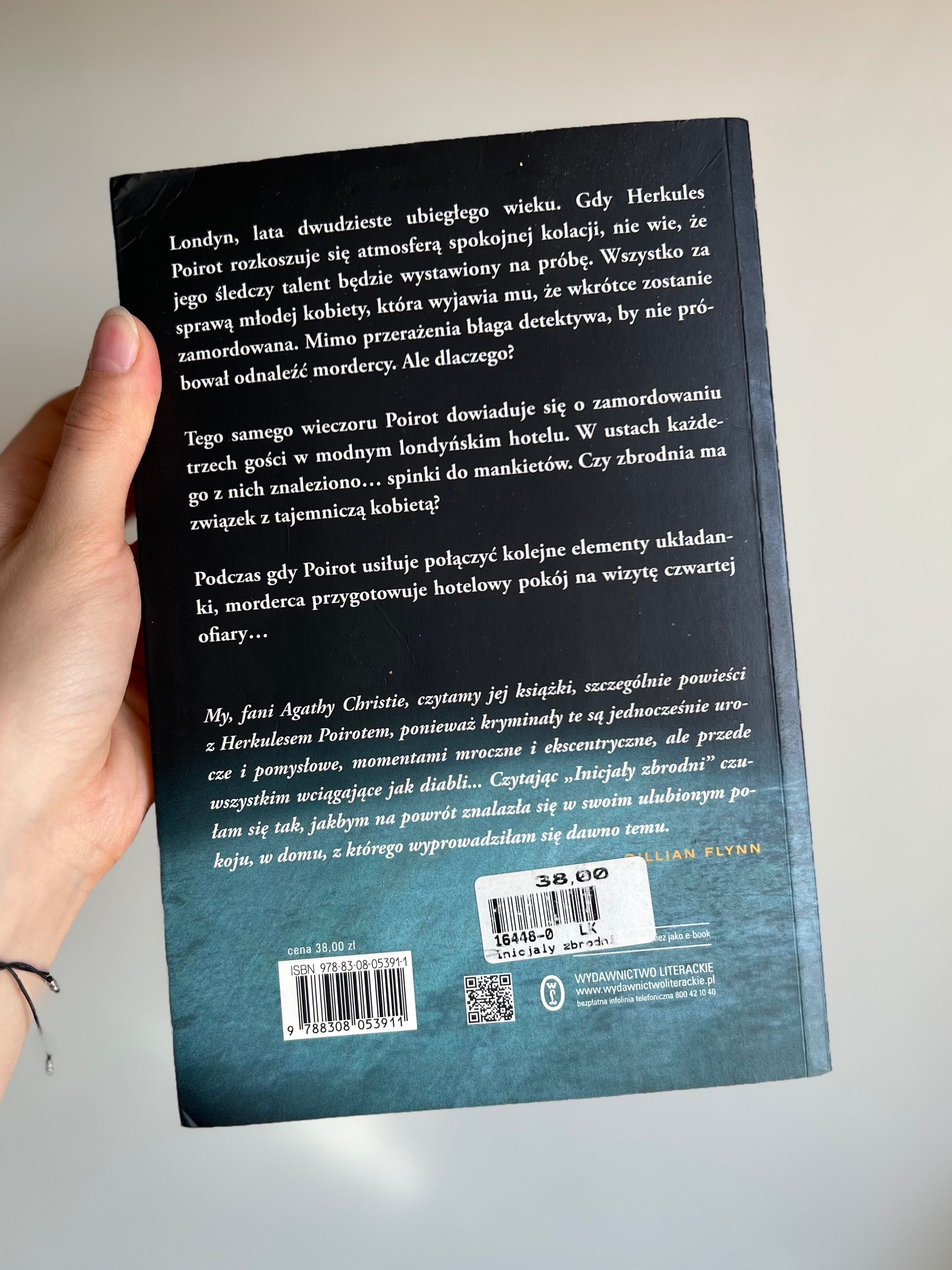 Książka Sophie Hannah Agatha Christie „Inicjały zbrodni”