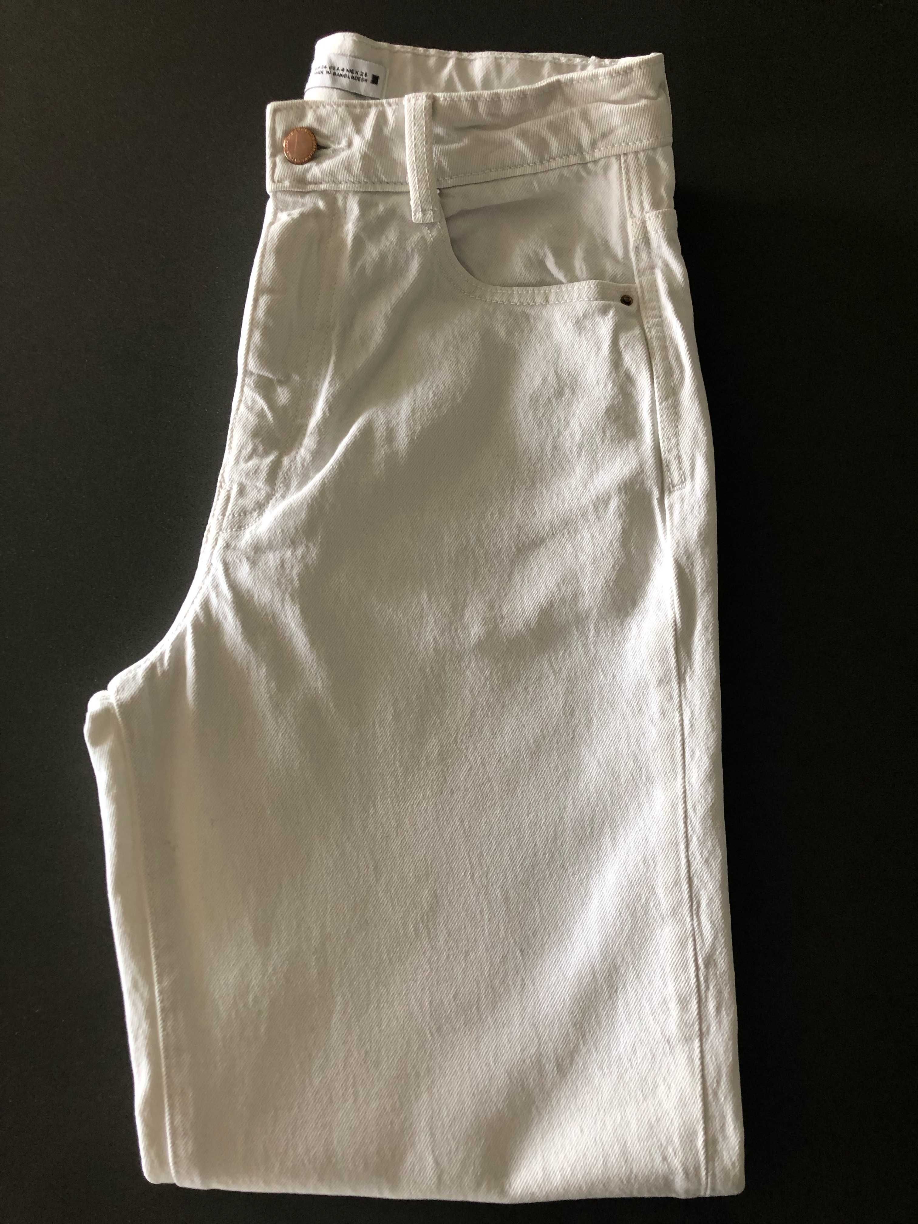 Calças Ganga Branco ZARA