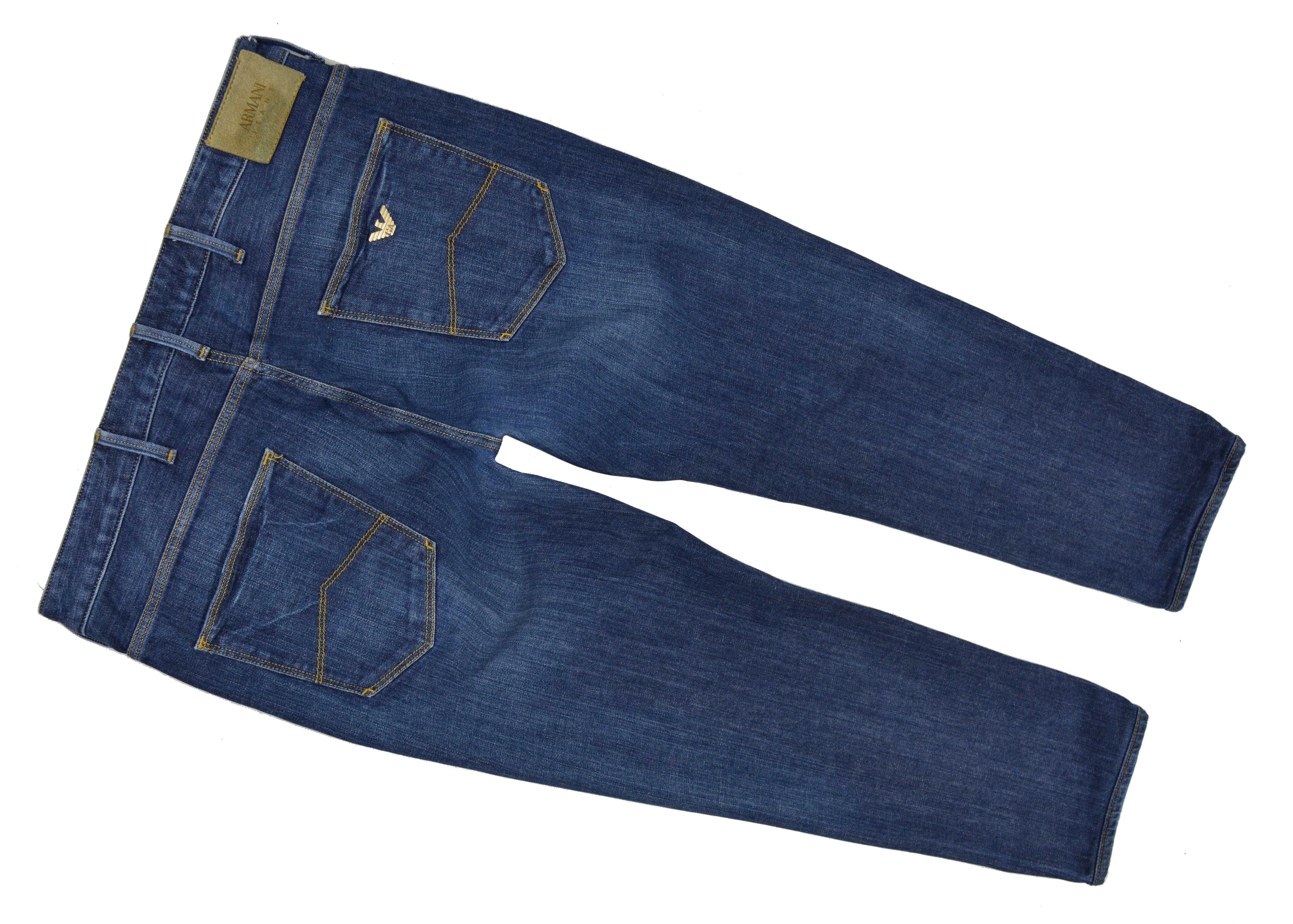 Armani Jeans Slim Fit Męskie Jeansy Stretch W36 L30 36/30 pas:94