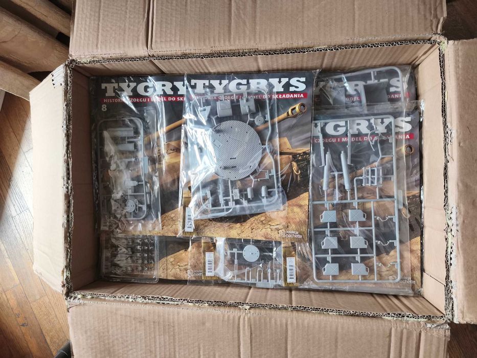 Czołg TYGRYS HACHETTE skala 1/16. Cały komplet 1 - 140