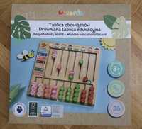 Tablica obowiązków ELEFUN wooden educational board NEW 3+