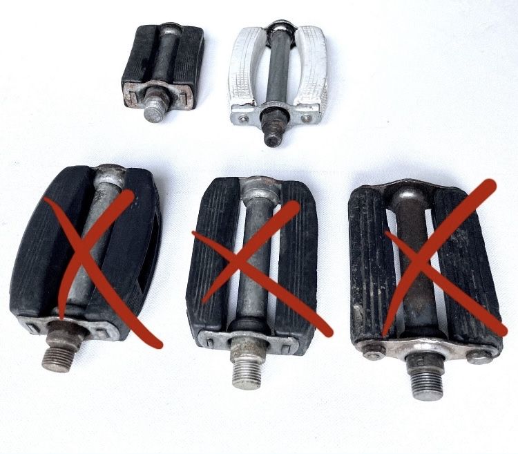 Części rowerowe PRL stare rowery Romet Wigry Czajka…pedały