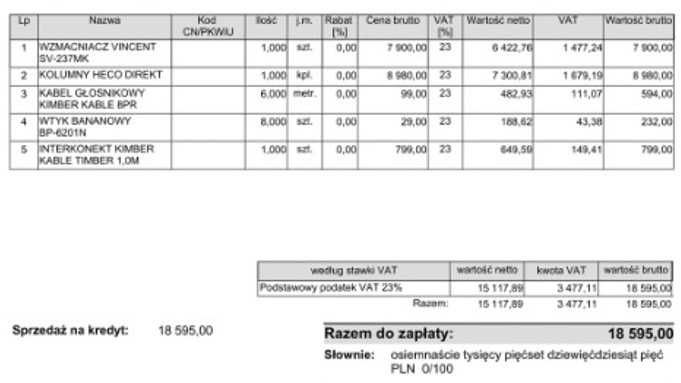 wzmacniacz Vincent SV-237 MK +  kolumny Heco Direkt
