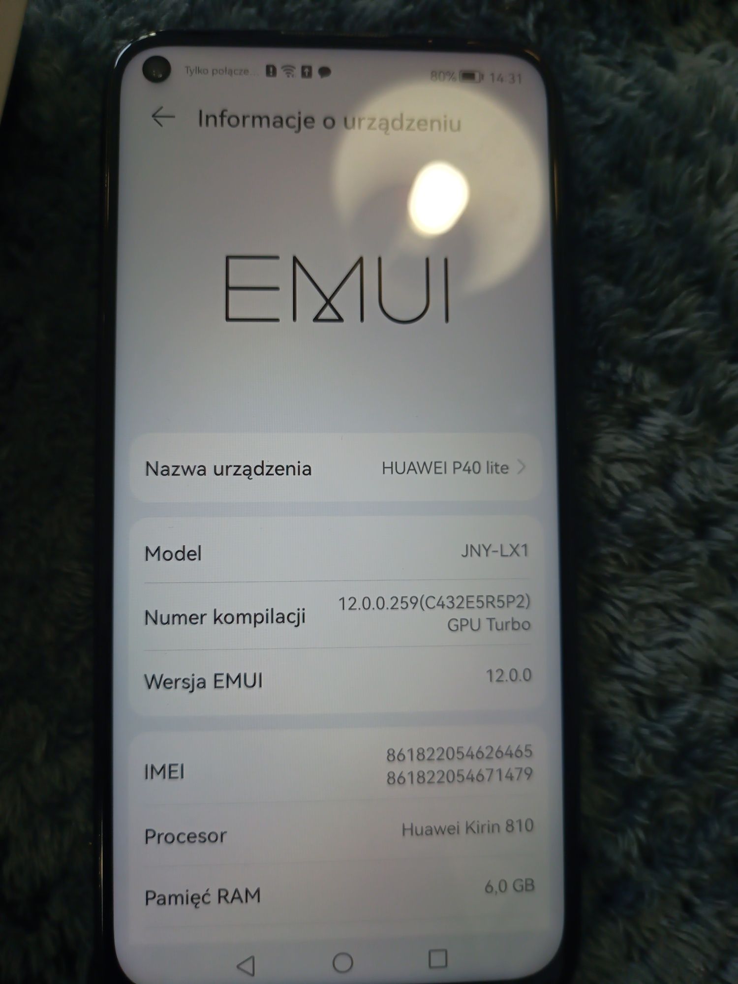 Huawei P40 Lite 6/128 gb telefon komórkowy Smartfon