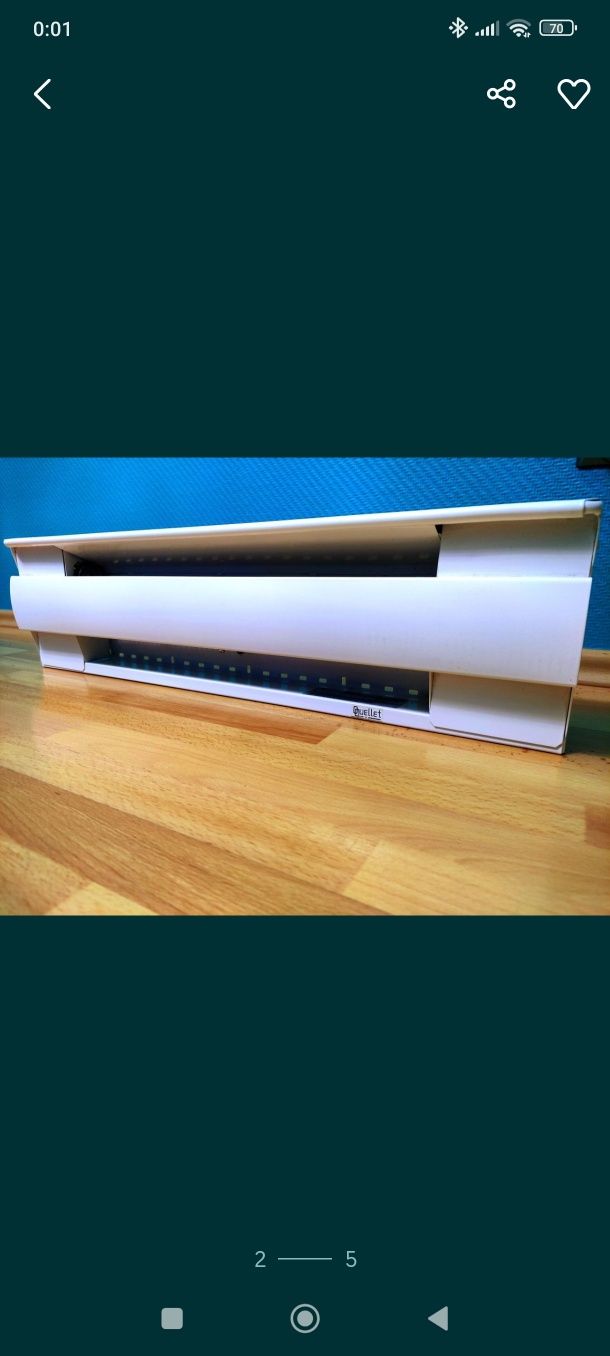 Grzejniki elektryczne pod termostat Ouellet Canada inc. 500W