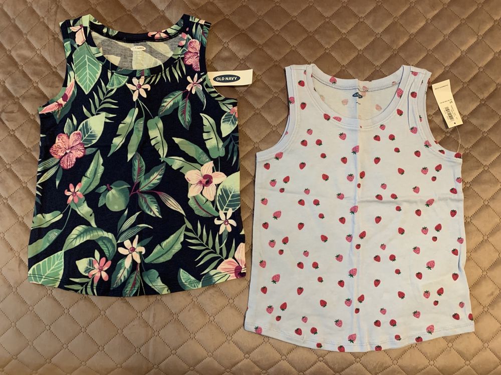 Футболки (майка, топ) 4,5,6 лет Carters,OldNavy, InExtenso, Disney