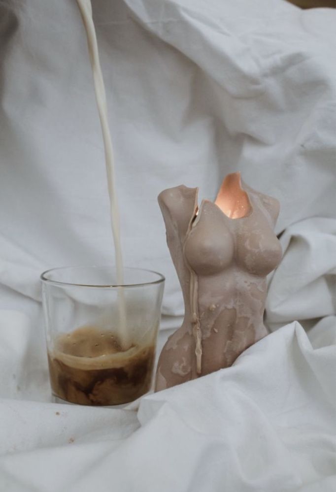 Свічка жіноче тіло/торс  | Подарунок | Декор для дому