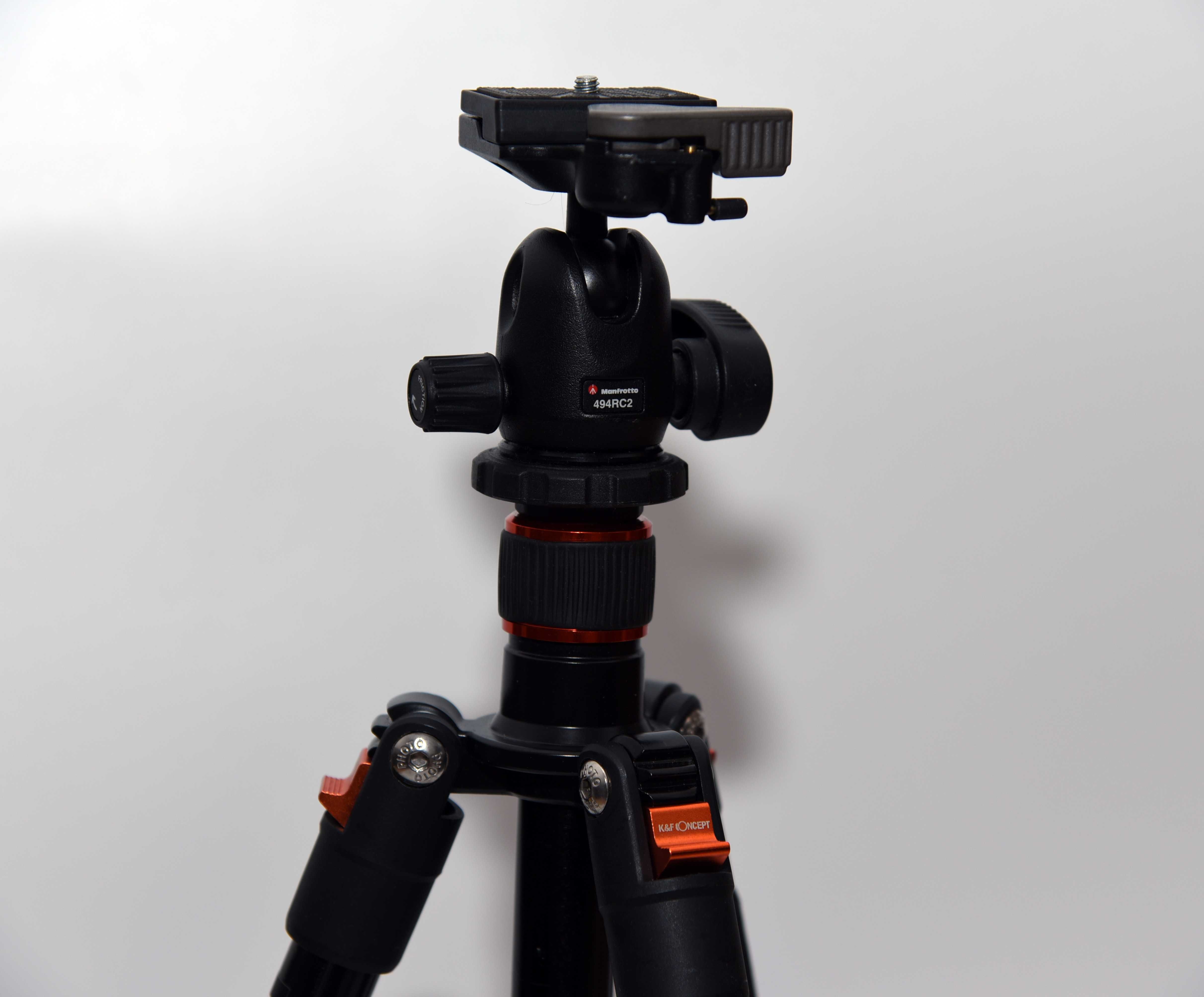 Statyw K&F CONCEPT TM2324 z głowicą kulową Manfrotto