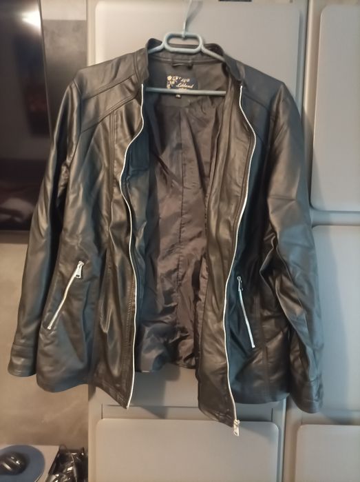 Ramoneska kurtka z eko skóry nowa bez metek, duża
