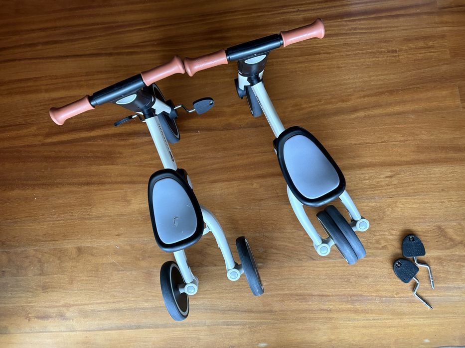 Gémeos 2 Triciclos evolutivos 3 em 1 Kinderkraft dos 12  meses aos 5 a