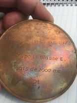 Medalha da Prova 3 (2) Horas Internacionais de Luanda 29/07/1973