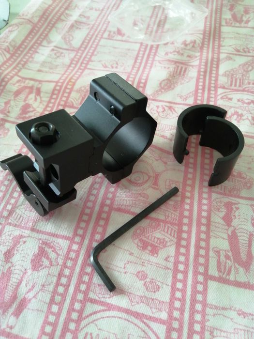 Fixador / adatador lanterna miras laser saque rápido