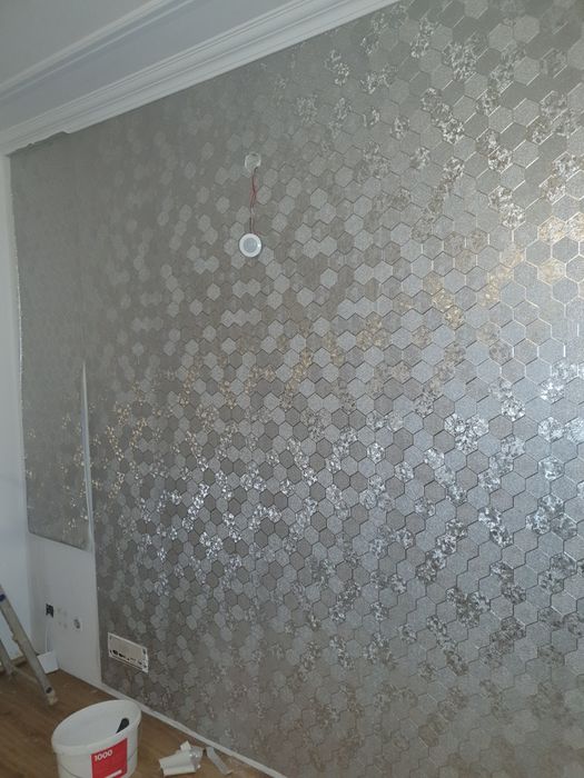 Aplicação de papel de parede