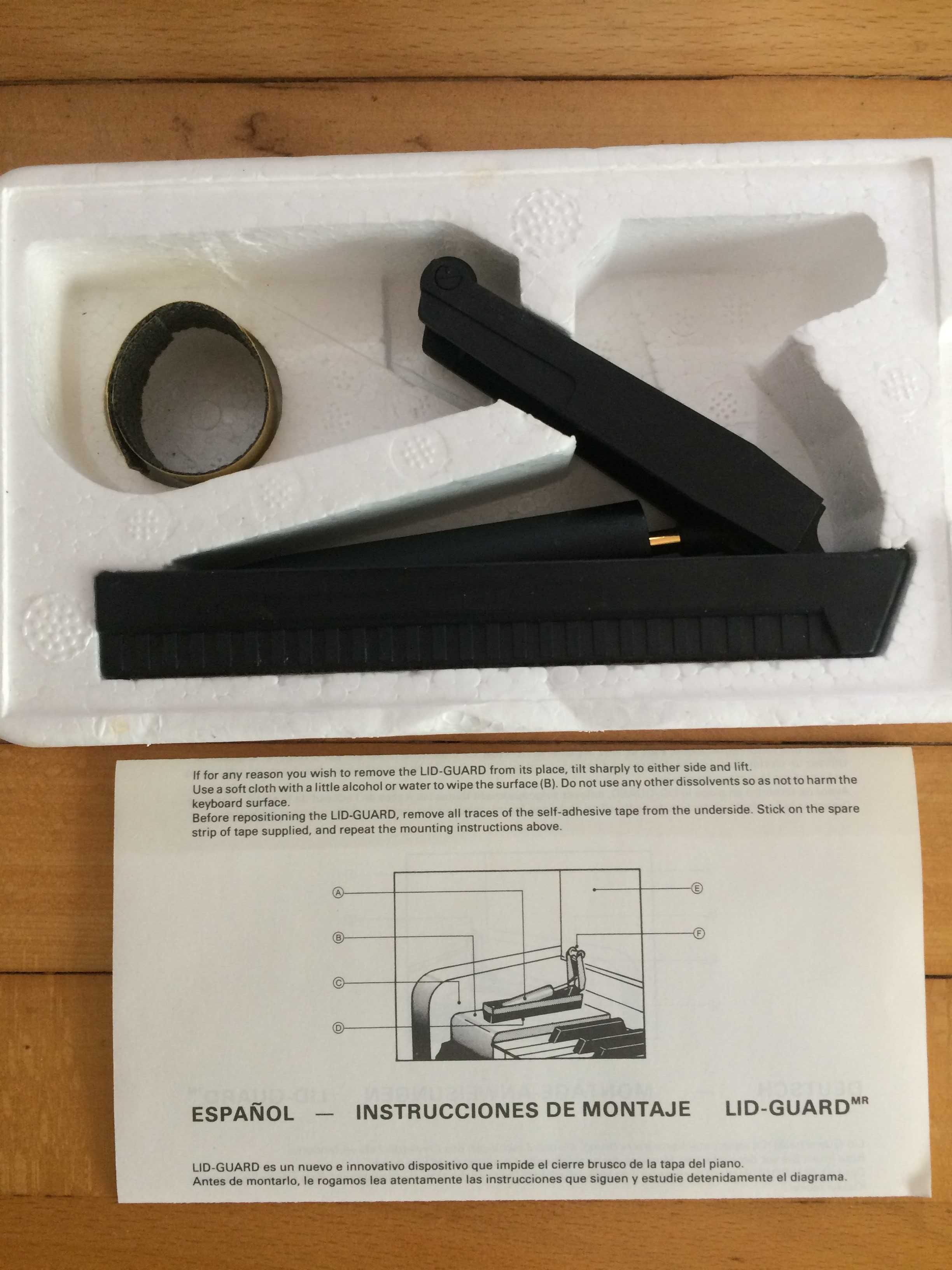Protector de tapa externa para piano