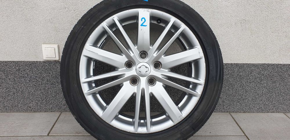 felga aluminiowa nr 2 celsium blac 17" 5X114,3 megane III 3 GT