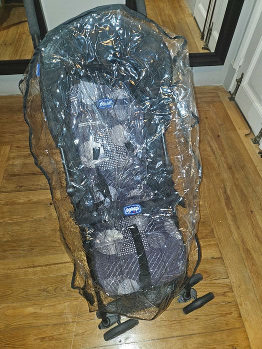 Carrinho passeio chicco, capa chuva