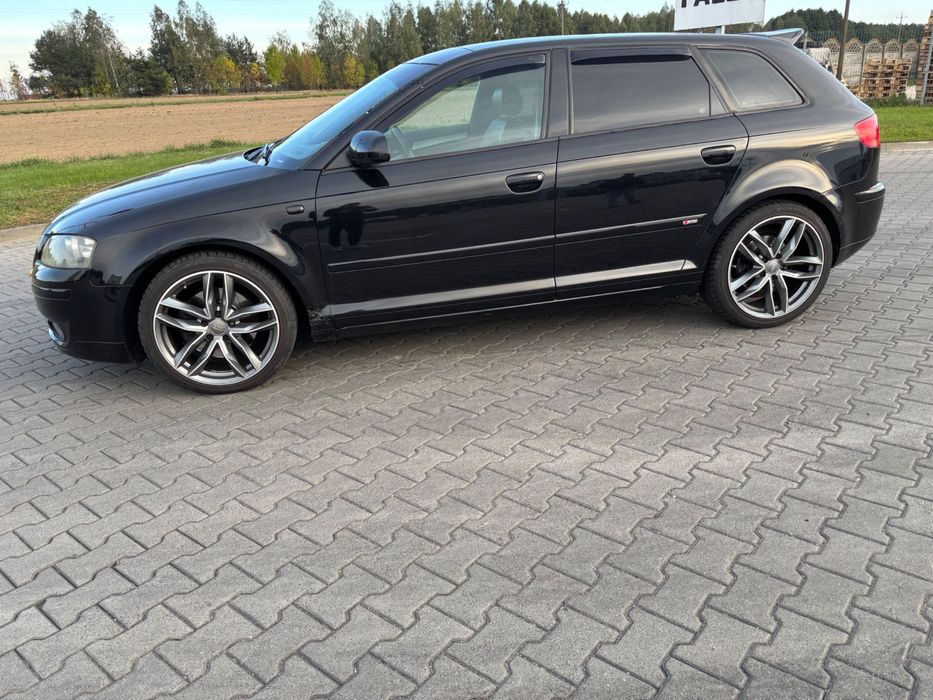Audi A3 2.0TFSI DSG, 2006r. S-line + gaz, dach panorama
