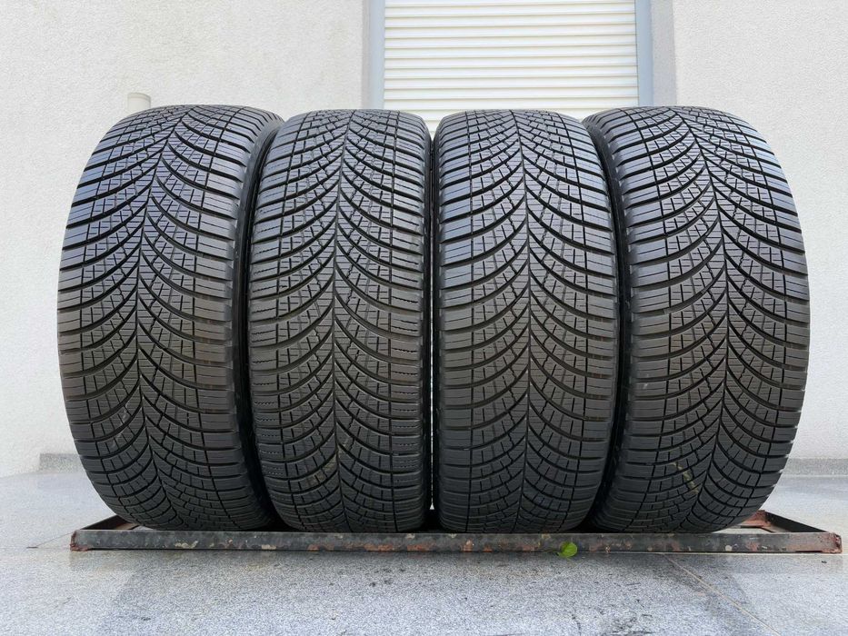 4szt całoroczne 225/55R17C GoodYear 8mm 2024r świetny stan 4S222 FV23%