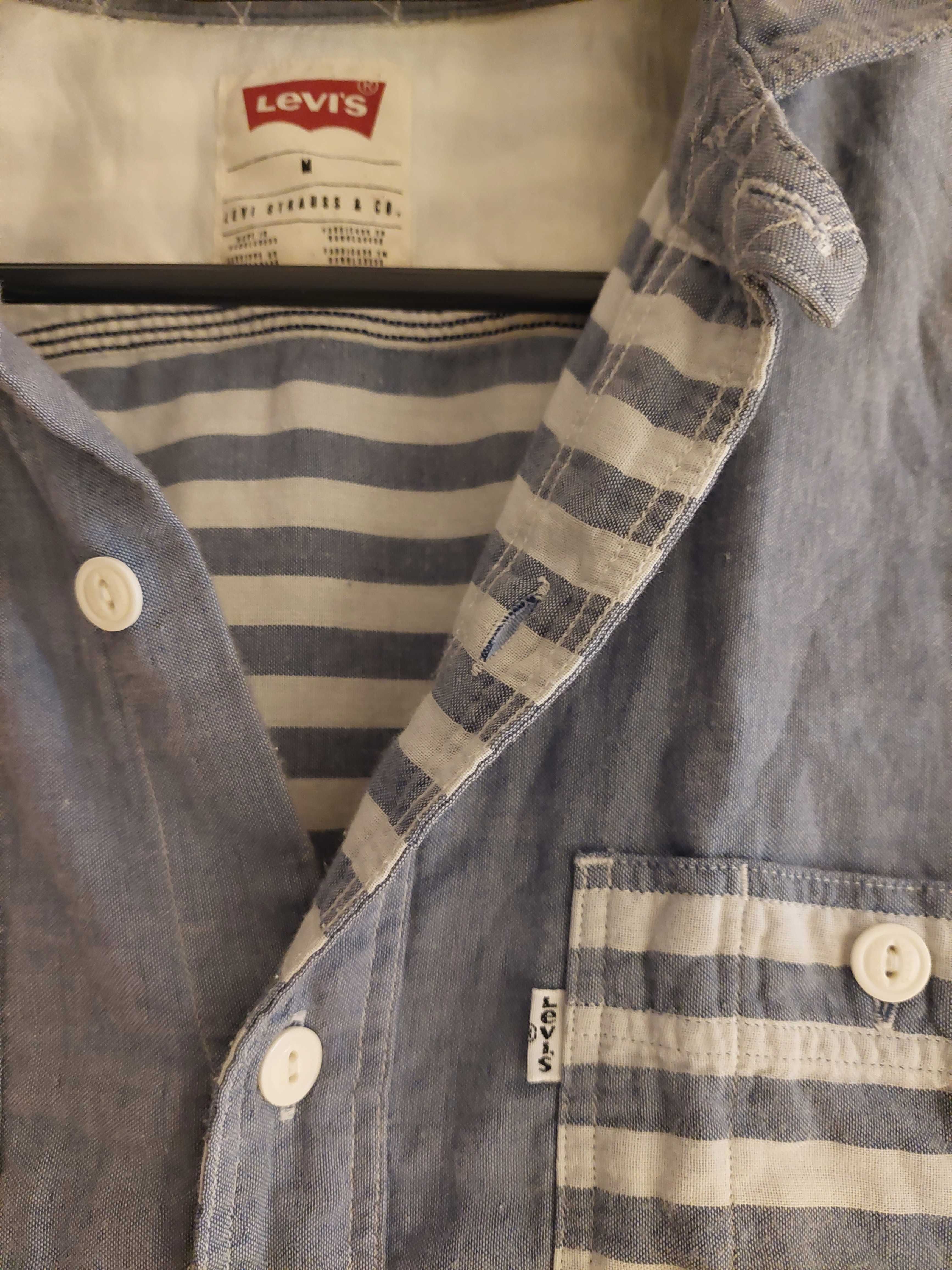 Koszula krótki rękaw Levi's Levi Strauss 100% bawełna orygi M jak Nowa