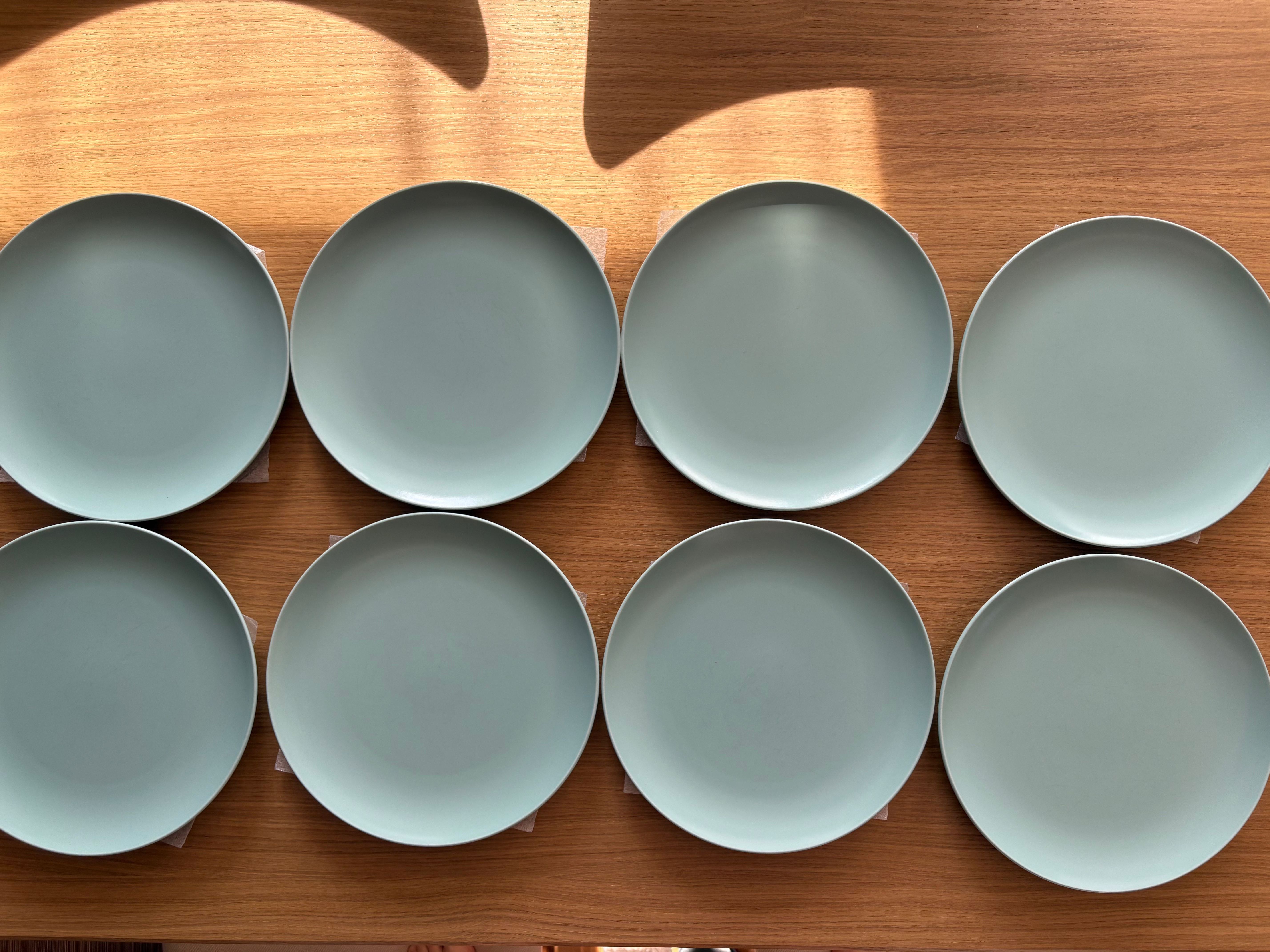IKEA Serwis Zestaw obiadowy talerze 23 szt FÄRGKLAR