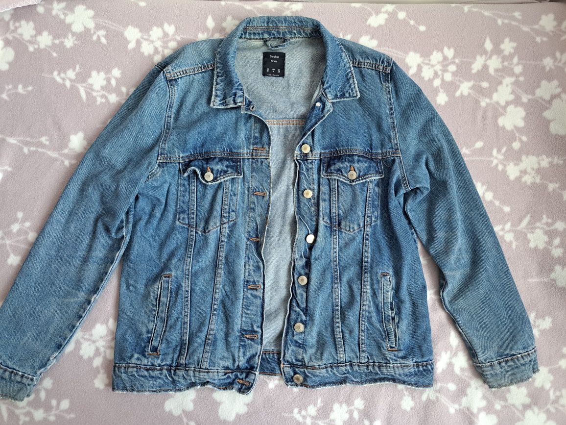 Kurtka jeansowa bershka kurtka dżinsowa bershka basic