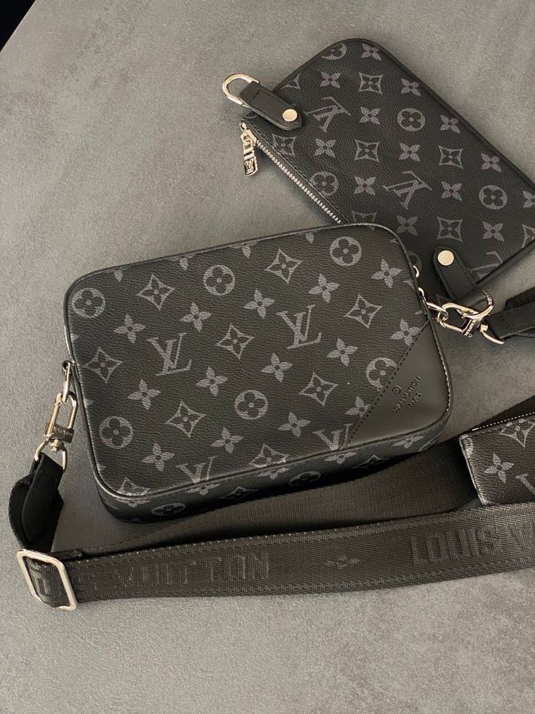 сумка месенджер Louis Vuitton 3 в 1