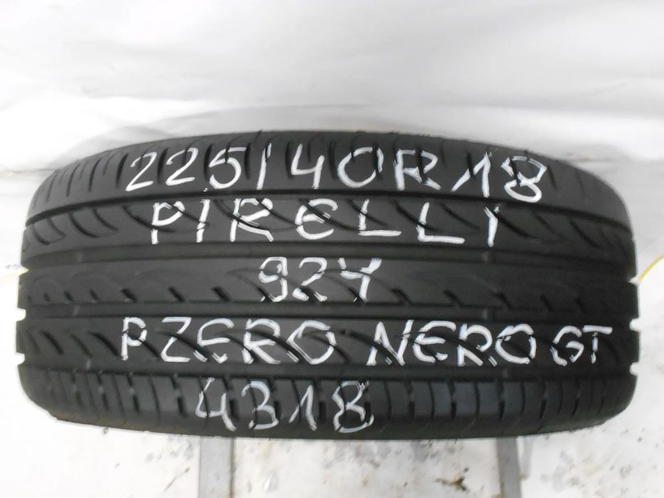 OPONA POJEDYNKA 225/40R18 PIRELLI PZERO NERO GT DOT 4318 8.5MM